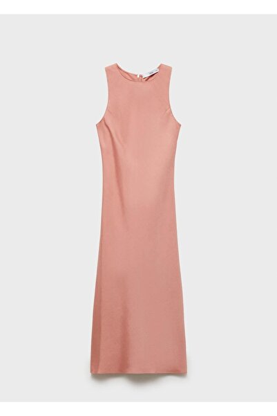 MANGO Woman Askılı midi elbise