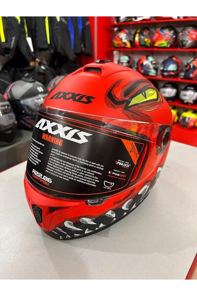 CYRIL HELMETS AXXIS DRAKEN S FORZA A5 MATT RED L
