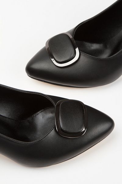 MFT AYAKKABI Women's Thin Heeled Pointed Toe Casual Shoes