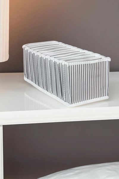 Helen's Home 5 Pieces 11 Compartment Drawer Accordion Organizer m 40X16X12 - Fabric - Drawer