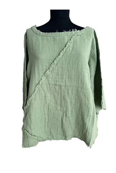PHUTİ COLLECTION Muslin Filth Sewing Bluz