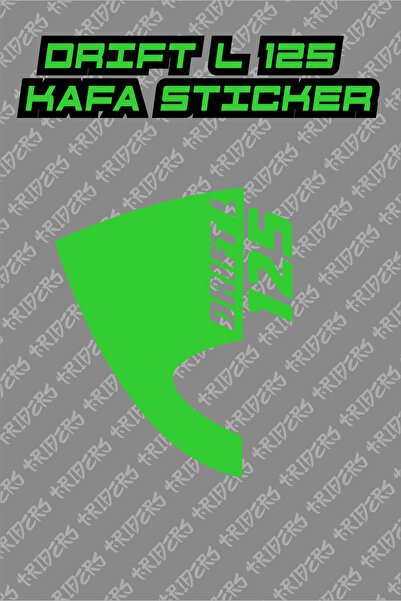 TRİDERS ملصق مونديال دريفت L 125 للرأس