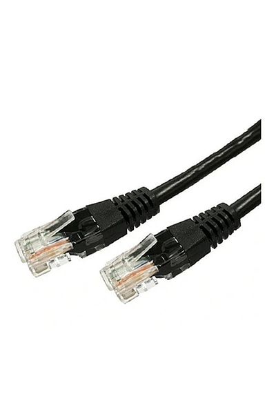 OEM UTP cable cat.5e RJ45 UTP 1m. black bulk