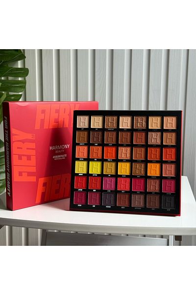 Harmony Beauty Harmony Eyeshadow Palette - 42 Colors with Enchanting Gradients and Professional Finishes