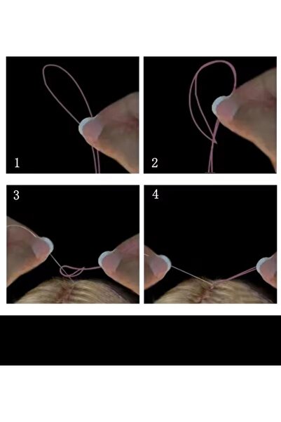 AresTokaAksesuar Tinsel Hair Silvery Luminous Color Hair Accessory