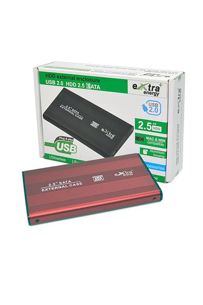 OEM HDD Rack eXtra+ Energy, 2.5" USB 2.0 Rosu