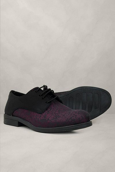 Rakerplus Costum Clasic Roșu Claret Negru - Pantofi Copii