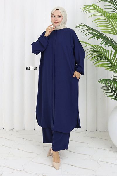ASİLNUR Sena Ayrobin Διπλό Σετ με φερμουάρ Navy Blue