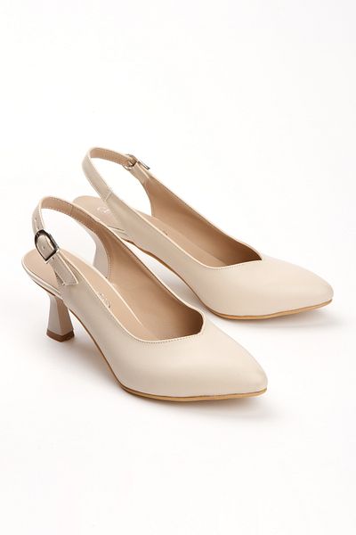 MFT AYAKKABI Women's Thin Heeled Pointed Toe Casual Shoes