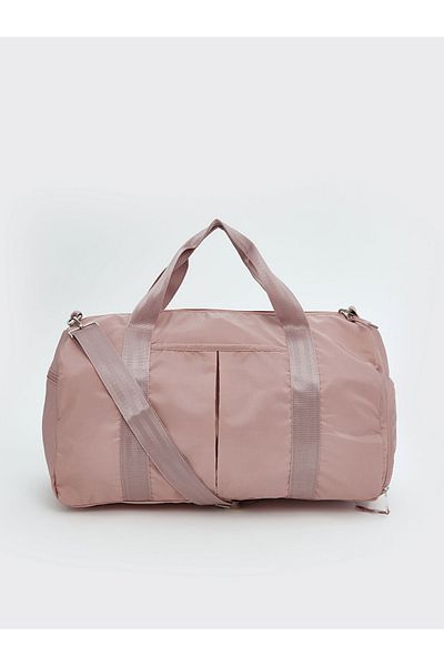 LC Waikiki Pink Pocket Detailed Zippered Women's Sports Bag
