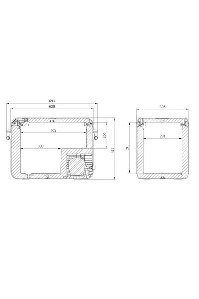 Dometic Car refrigerator with compressor Dometic CFX3 45, 12/24/220V, 46 liters