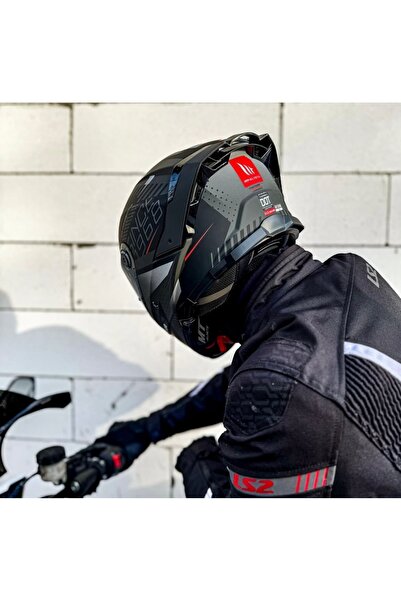 MT Helmets Thunder 4 Sv Luminence D1 kask(şeffaf vizörlü)