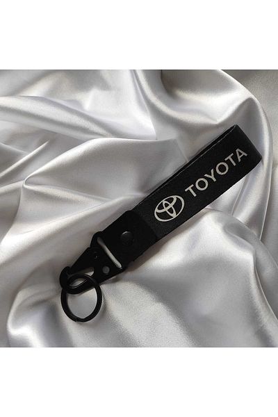 CEBECİOTO ACCESORIUL AUTO TOYOTA NEGRU DIN TEXTIL CHEII, LUNGIME 15 CM