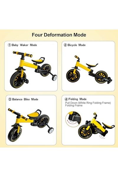rexa Flwrgirl foldable balance bike/tricycle for toddlers 4-in-1