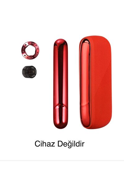 Zigver Iqos Iluma Modeli Için 3’lü Silikon Kılıf Seti Red(TEREA ILE ÇALIŞAN CİHAZA UYUMLUDUR)