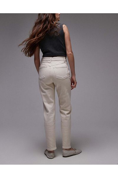 geenz manifacture Ακορντεόν Ψηλόμεση Lycra Mom Jeans Skinny Leg Jeans