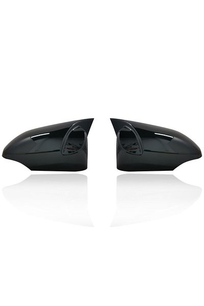 Choice Bright Black 2x Side Rearview Mirror Cover Caps For Toyota Chr C Hr C-hr 2017-2021 Car Accessories R