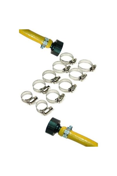 Acousticworld 10 Piece Hose Clamp Set