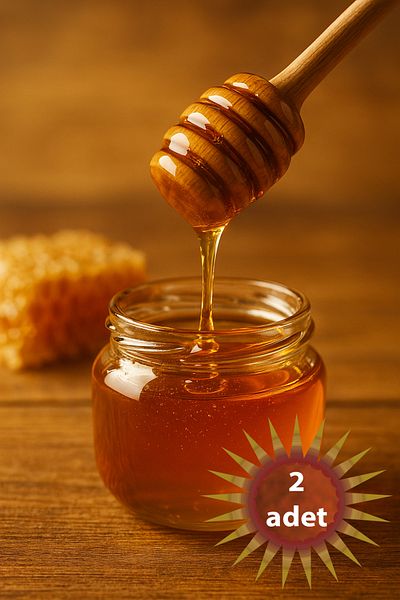 Mode Cool Set of 2 Wooden Decorative Organic Honey Spoons – 15 cm Natural Elegance!