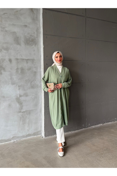 Aranlı tekstil Buttoned Standard Size Oversize Cap/Tunic