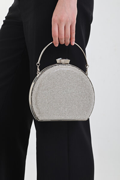 By EDUU Večernja haljina Dome Model One Side Ecru Sa kamenčićima