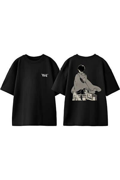 THEWERT Attack On Titan Levi Manga Design Rukotvorska Torba Štampano Pamuk Cr...