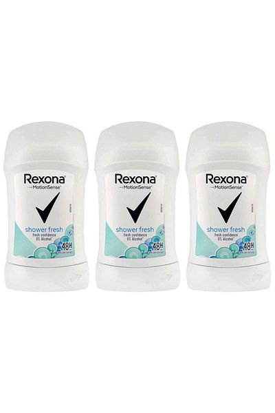 Rexona Shower Fresh 48h Deodorant Stick 40g X 3