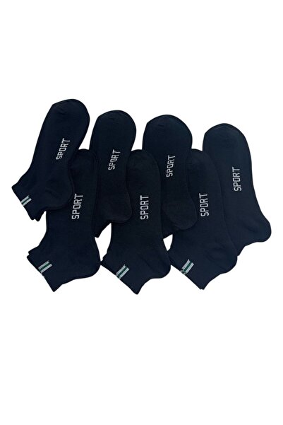 BYNDRSOCKS 7 чифта мъжки черни памучни чорапи