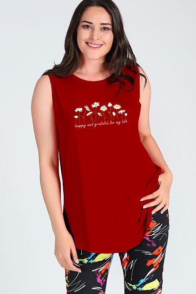 Curvy Trend Plus Size Blouse - Bordeaux - Plus Size