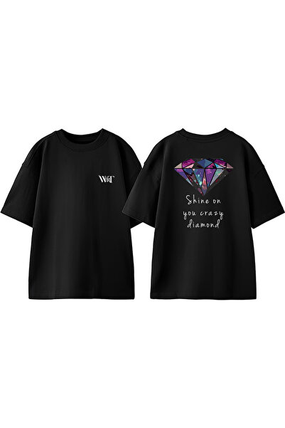THEWERT Pink Floyd Shine On You dizajn rukavica Štampano Pamuk crna Oversize ...