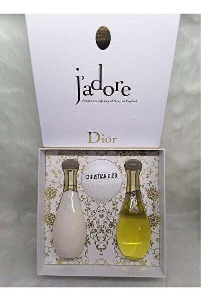 DIORA HALI مجموعة لوشن، جل استحمام، كريم، بلسم جادور - 3 قطع