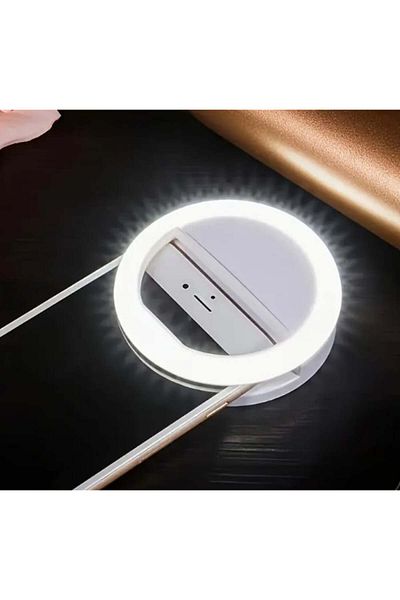 SyaMAG Lampa Circulara Led, Reincarcabila, Pentru Selfie-uri, Live Streaming, Incarcare Prin Usb