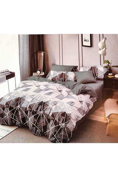 Pucioasa Double bed linen, Finet, Pucioasa, 6 pieces, Fitted sheet 230x250 cm