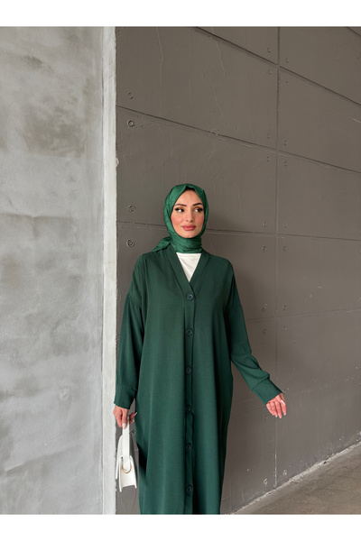 Aranlı tekstil Buttoned Standard Size Oversize Cap/Tunic