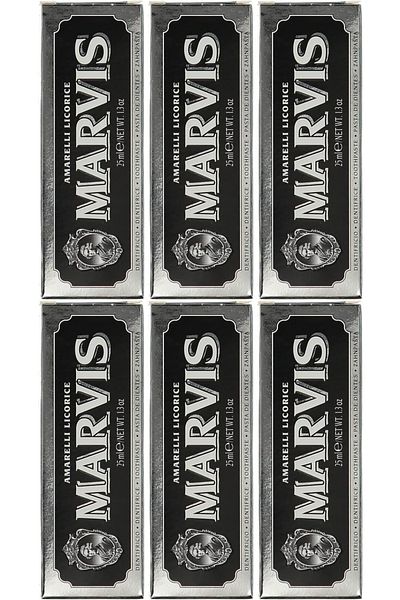 Marvis amarelli licorice mint 25ml X 6