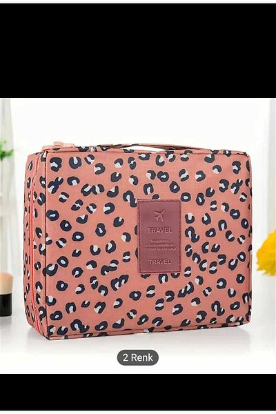 EMKSHOP Travel Organizer Καλλυντική τσάντα μακιγιάζ Ροζ