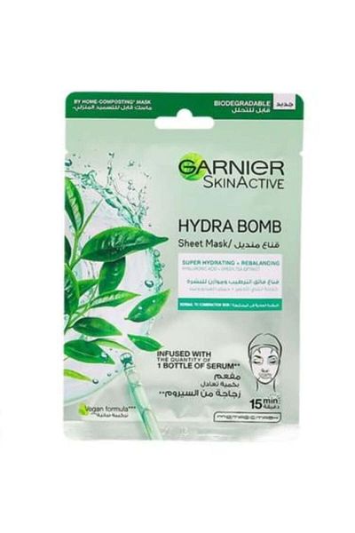 Garnier قناع غارنييه هيدرا بومب بخلاصة الشاي الأخضر