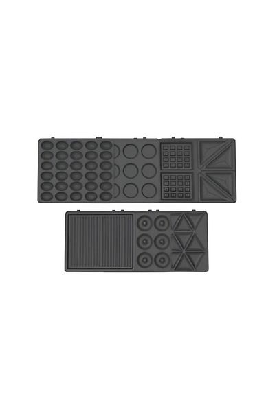 MEBASHI 7 in 1 Sandwich & Snack Maker – Grill, Waffle, Donut, Samosa, Pancake | Non-Stick, Dishwasher Safe