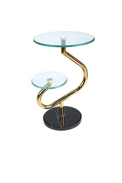 private house golden service table