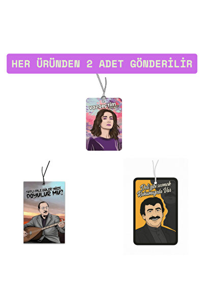 siriuslife Çok Sevilen 6'Lı Ekonomik Sözler Serisi Dekoratif Oto Araç Araba K...