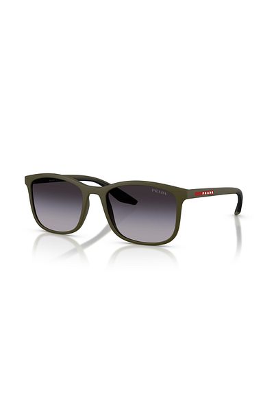Prada Linea Rossa Sunglasses Model S;;a08s, 56, 15x, 09u Gray For Male