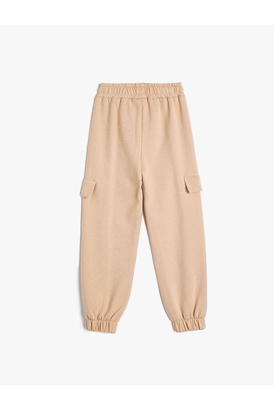 Koton Basic Jogger Sweatpants with Tie-Up Waist and Pockets