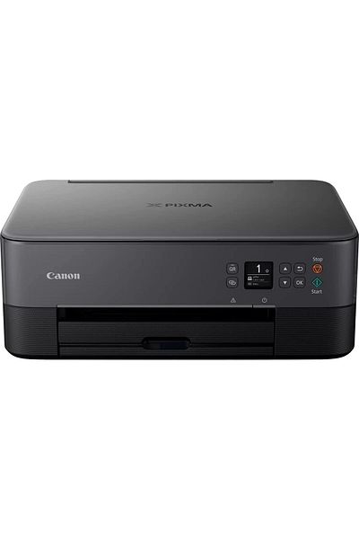 Canon طابعة لاسلكية Pixma TS5340A (طباعة، نسخ، مسح ضوئي)، لون أسود، نافثة للحبر