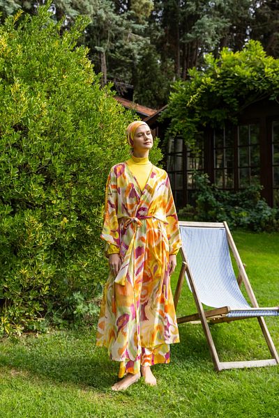 Bordomix Bordomixmorena Patterned Hijab Swimsuit 4047