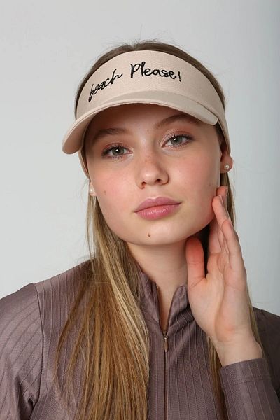 FRESCO SCARFS Unisex Sports Visor Tennis Visor Hat with Uv Protection Cotton Back Velcro Adjustable