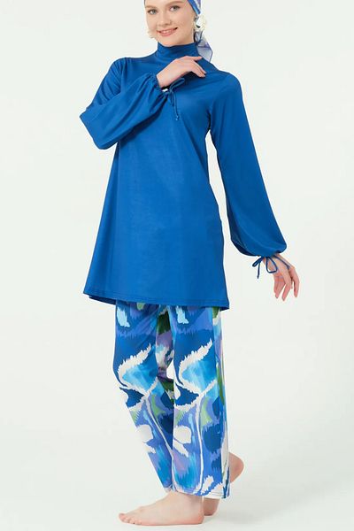 Bordomix Morena Patterned Hijab Swimsuit
