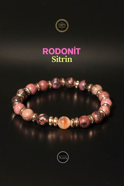 CessNova Bracelet - Pink - Natural Stone