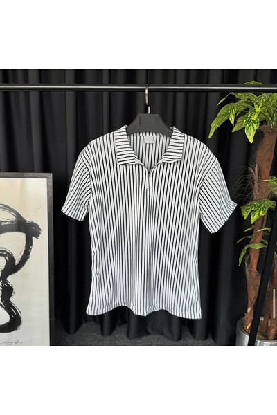 NewCabin Μπλουζάκι με μισό φερμουάρ Unisex Premium βαμβακερό ύφασμα κηρήθρας νέας σεζόν