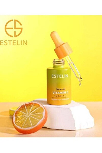 ESTELİN زيت للوجه مع فيتامين سي ومستخلصات الكركم