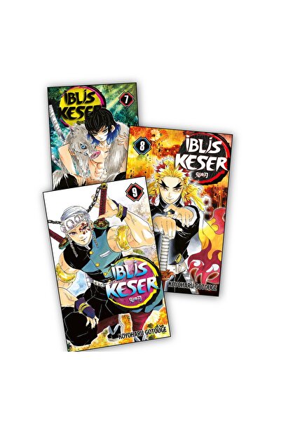 Gerekli Şeyler Yayıncılık İblis Keser 7-8-9. Ciltler 3 lü Manga Seti